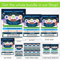 editable sign flyer invite ticket template set bingo fundraiser